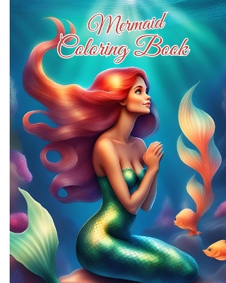 Book cover for Mermaid Coloring Book For Kids