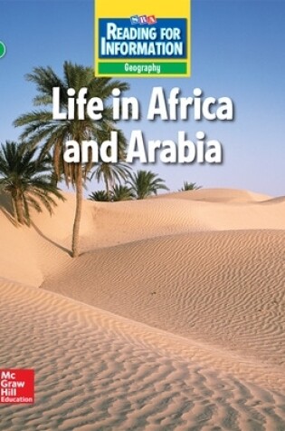 Cover of Reading for Information, On Level Student Reader, Geography - Life in Africa and Arabia, Grade 6