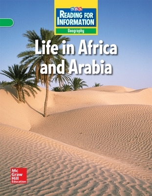 Cover of Reading for Information, On Level Student Reader, Geography - Life in Africa and Arabia, Grade 6