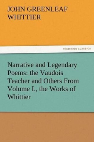 Cover of Narrative and Legendary Poems