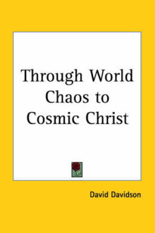 Cover of Through World Chaos to Cosmic Christ (1944)