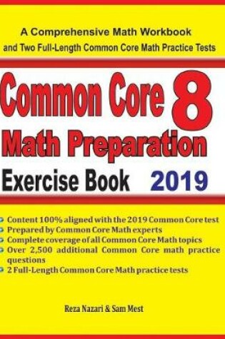 Cover of Common Core 8 Math Preparation Exercise Book