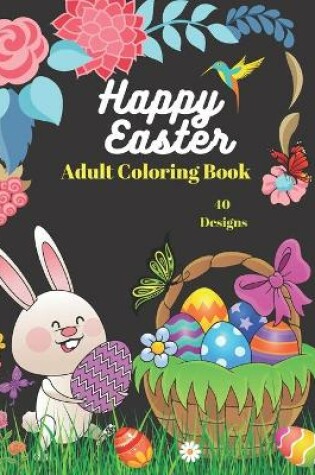 Cover of Happy Easter Adult Coloring book