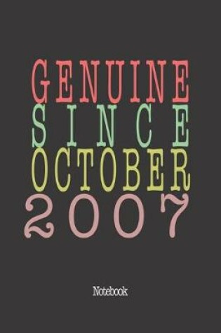 Cover of Genuine Since October 2007