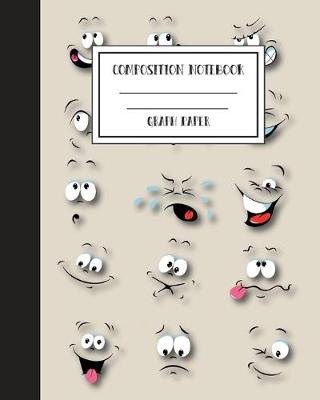 Book cover for Graph Grid Emoji School Homework