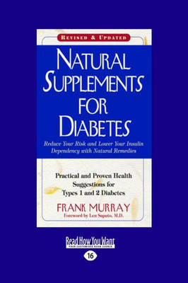 Book cover for Natural Supplements for Diabetes