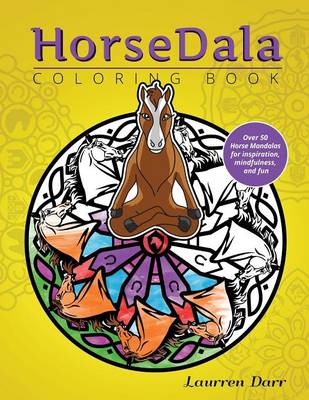 Book cover for HorseDala Coloring Book