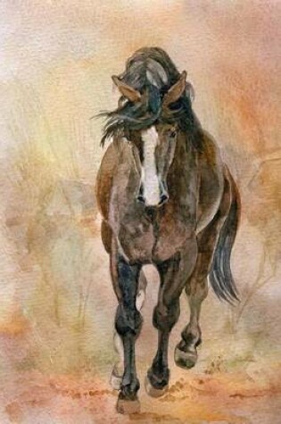 Cover of Watercolor of a Beautiful Chestnut Horse Journal