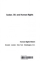 Book cover for Sudan, Oil, and Human Rights