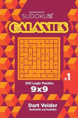 Book cover for Sudoku Galaxies - 200 Logic Puzzles 9x9 (Volume 1)