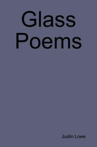 Cover of Glass Poems