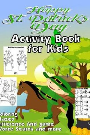 Cover of Happy St. Patrick's Day Activity Book for Kids
