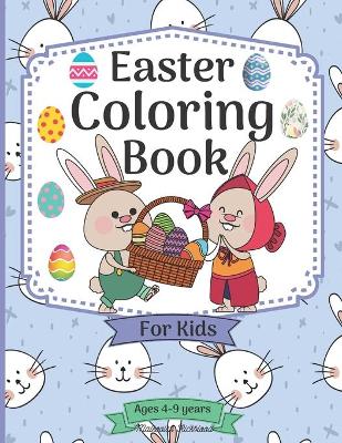 Book cover for Easter Coloring Book For Kids Age 4-9 years