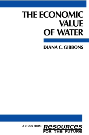 Cover of The Economic Value of Water