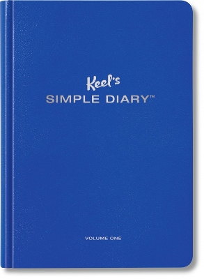 Book cover for Keel's Simple Diary Volume One (royal blue)