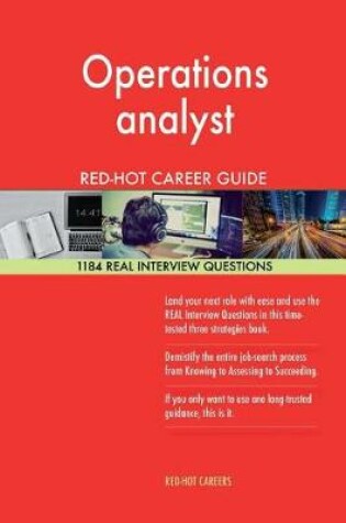 Cover of Operations Analyst Red-Hot Career Guide; 1184 Real Interview Questions