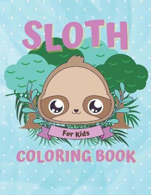 Book cover for Sloth coloring books