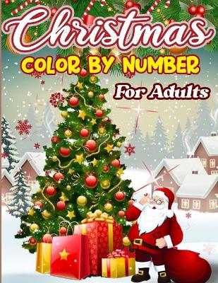 Book cover for Christmas Color By Number For Adults