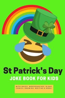 Book cover for St Patrick's Day Joke Book For Kids