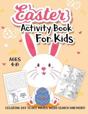 Book cover for Easter Activity Book For Kids Ages 4-8