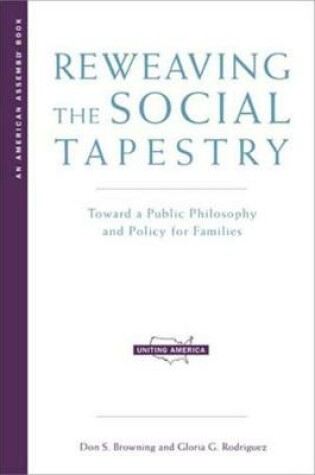 Cover of Reweaving the Social Tapestry