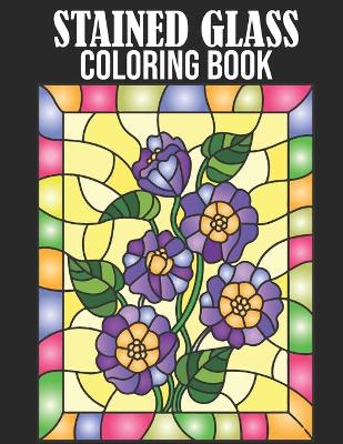 Book cover for Stained Glass Coloring Book