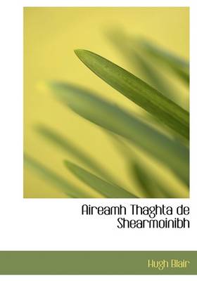 Book cover for Aireamh Thaghta de Shearmoinibh