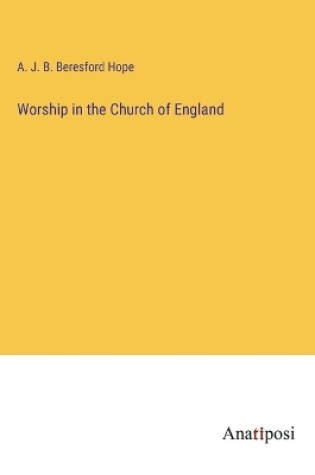 Cover of Worship in the Church of England