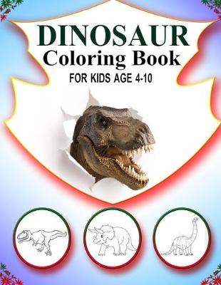 Book cover for Dinosaur Coloring Book