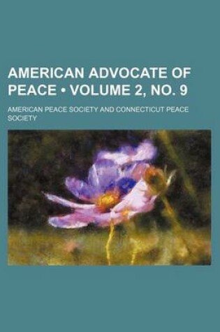 Cover of American Advocate of Peace