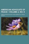 Book cover for American Advocate of Peace