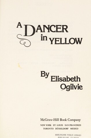 Cover of A Dancer in Yellow