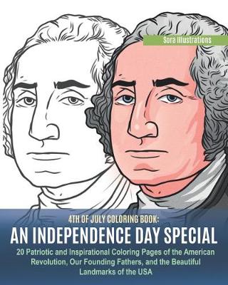 Book cover for 4th of July Coloring Book