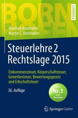 Cover of Steuerlehre 2 Rechtslage 2015