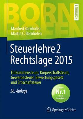 Book cover for Steuerlehre 2 Rechtslage 2015