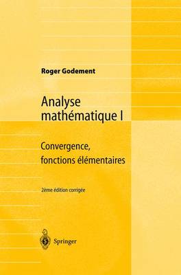 Book cover for Analyse Mathematique I