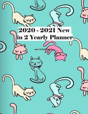 Book cover for 2020-2021 New in 2 Yearly Planner