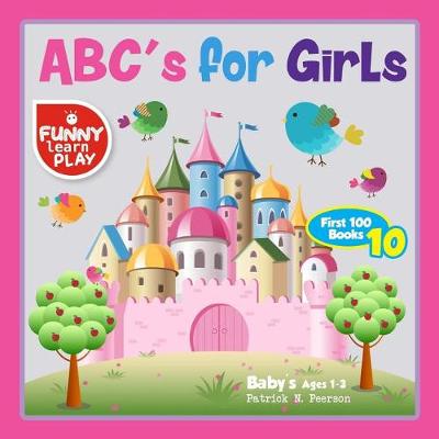 Book cover for Abc's for Girls Baby's Ages 1-3 (English Edition)