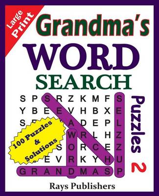 Book cover for Grandma's Word Search Puzzles 2