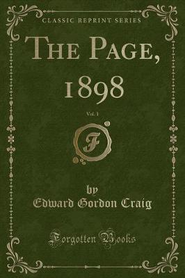 Book cover for The Page, 1898, Vol. 1 (Classic Reprint)