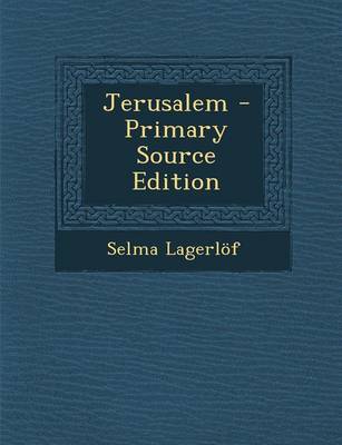 Book cover for Jerusalem - Primary Source Edition