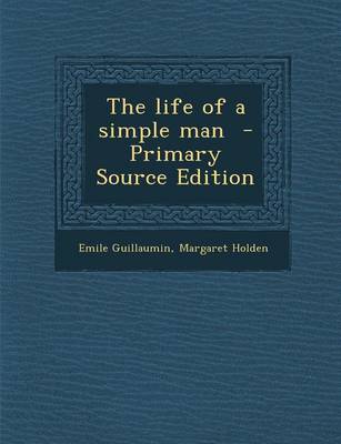 Book cover for The Life of a Simple Man - Primary Source Edition