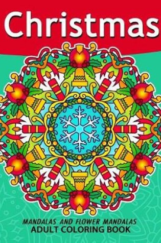 Cover of Christmas Mandala Adult Coloring Books
