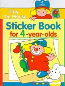 Book cover for Tiny the Mouse Sticker Book for 3+4-Year Olds