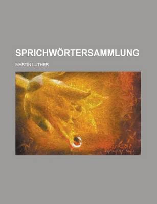 Book cover for Sprichwortersammlung