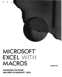 Book cover for Microsoft EXCEL with Macros