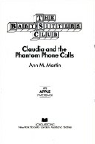 Cover of Claudia/Phantom Phonecall