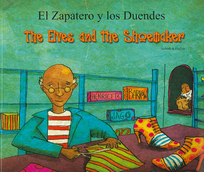 Book cover for The Elves and the Shoemaker (English/Spanish)