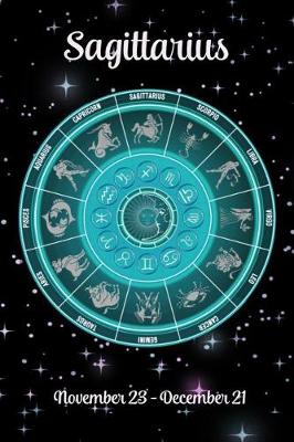 Book cover for Zodiac Undated Weekly Planner - Sagittarius November 23 - December 21