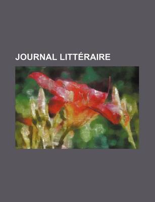 Book cover for Journal Litteraire (22)